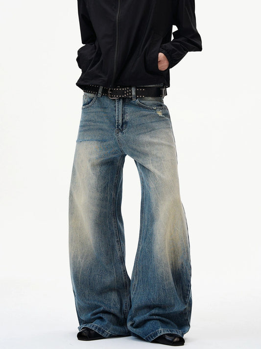 RT No. 32819 WASHED SCIMITAR DENIM JEANS