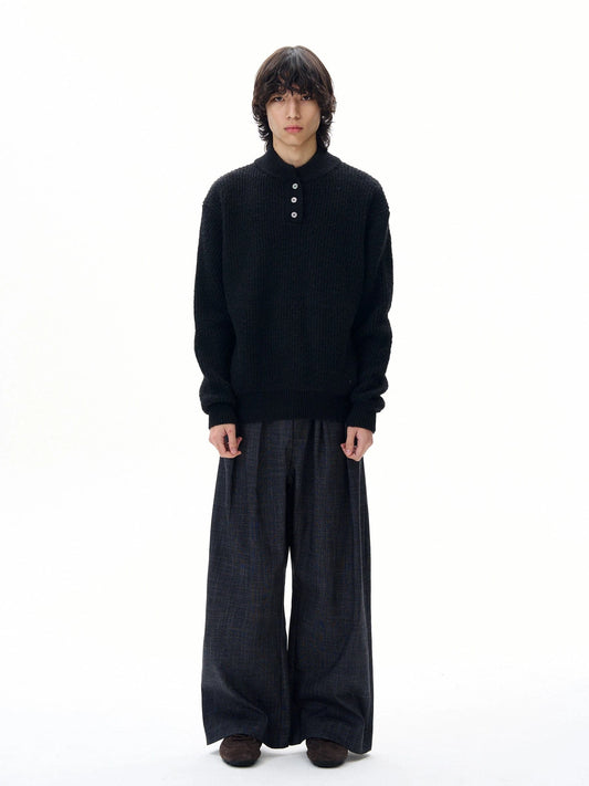 RT No. 31005 KNIT COLLAR SWEATER
