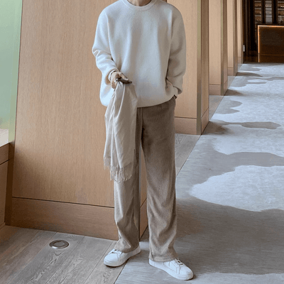 RT No. 10385 CORDUROY STRAIGHT PANTS