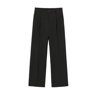 RT No. 6211 CASUAL WIDE STRAIGHT DRAPE PANTS