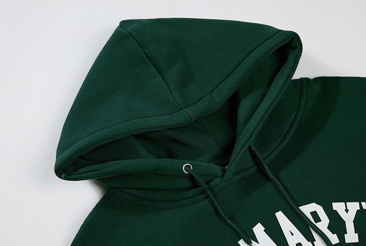RT No. 3079 GREEN LETTERED HOODIE