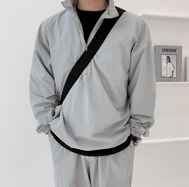 RT No. 8083 SPORTSWEAR HALF ZIP-UP JK & PANTS (SET)