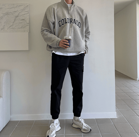 RTNo.4100ハーフジップアップコロラドタートルネックセーター