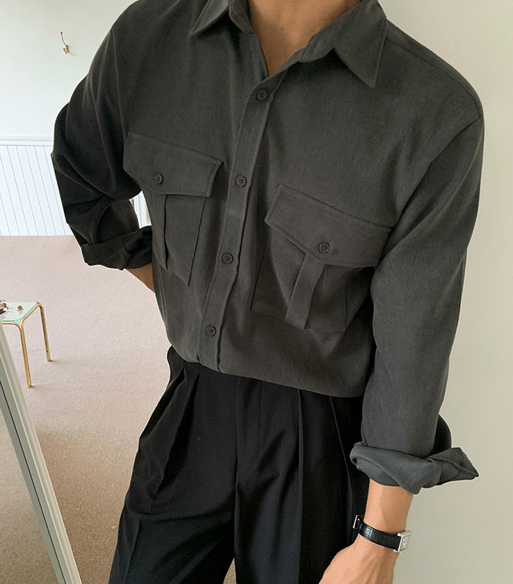 RT No. 6830 MULTI POCKET COLLAR SHIRT