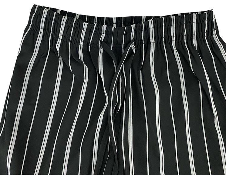 RT No. 5019 STRIPED STRAIGHT WIDE PANTS