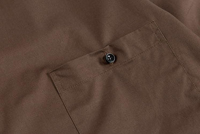 RT No. 4414 BROWN COLLAR SHIRT