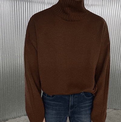 RT No. 6216 KNITTED TURTLENECK SWEATER