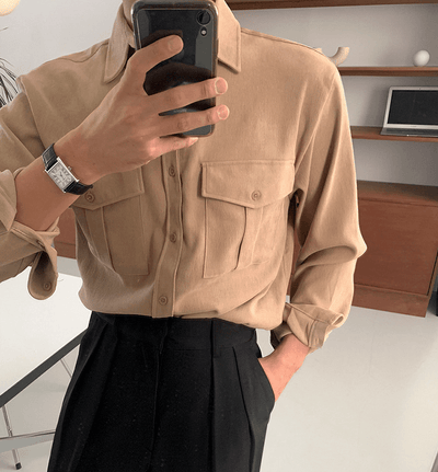 RT No. 6830 MULTI POCKET COLLAR SHIRT