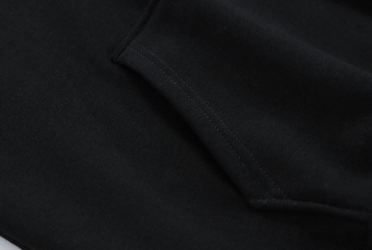 RT No. 4408 BASIC BLACK HOODIE