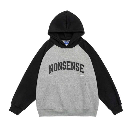 RT No. 9025 TWO TONE CONTRAST PULLOVER HOODIE