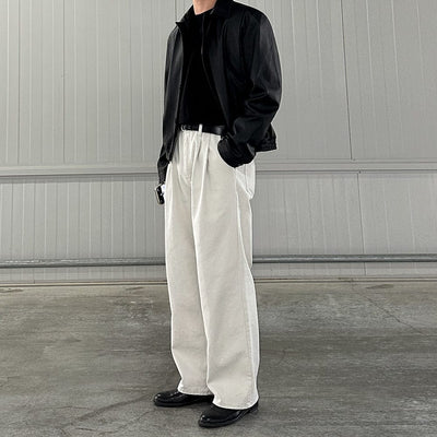 RT No. 9371 OFF WHITE STRAIGHT PANTS