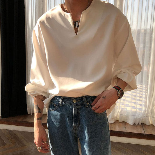 RT No. 6575 V-NECK CUFF LONGSLEEVE