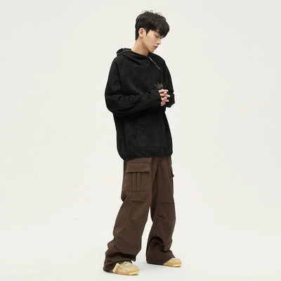 RT No. 10118 WIDE STRAIGHT CARGO PANTS