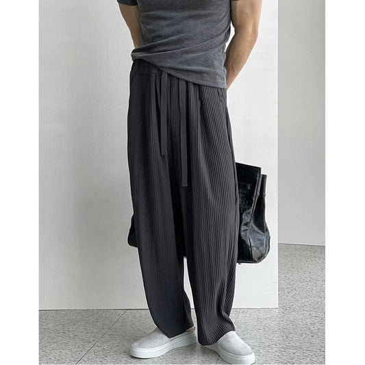 RT No. 9812 PLEATED STRETCH PANTS