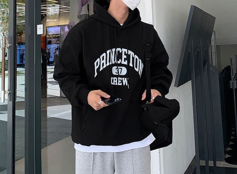 RT No. 6025 LETTERED PULLOVER HOODIE