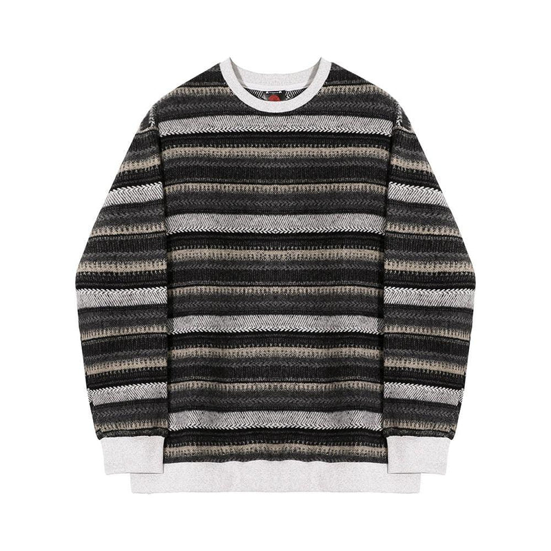 RT No. 5511 BLACK STRIPE LONGSLEEVE SWEATER