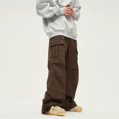 RT No. 10118 WIDE STRAIGHT CARGO PANTS