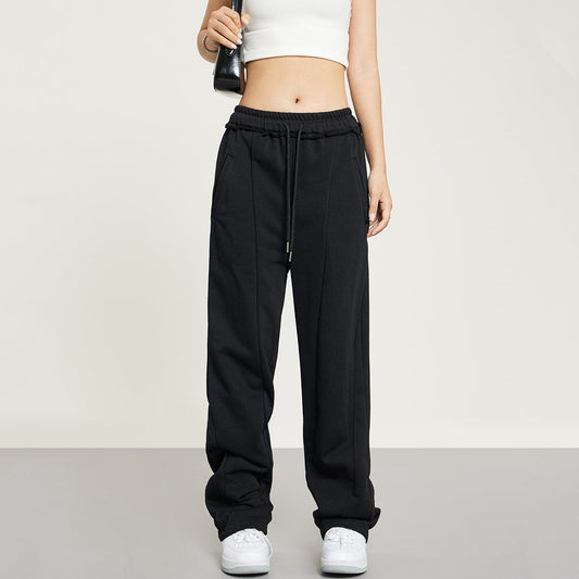 RTK (W) No. 1480 RECONSTRUCTED DRAPE WIDE STRAIGHT SWEATPANTS