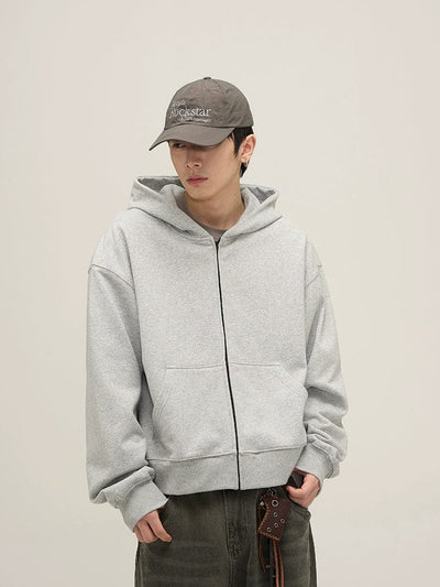 RT No. 6399 CHARCOAL GRAY ZIP-UP HOODIE & SWEATPANTS  Hoodie outfit men,  Cropped zip up hoodie, Grey zip ups