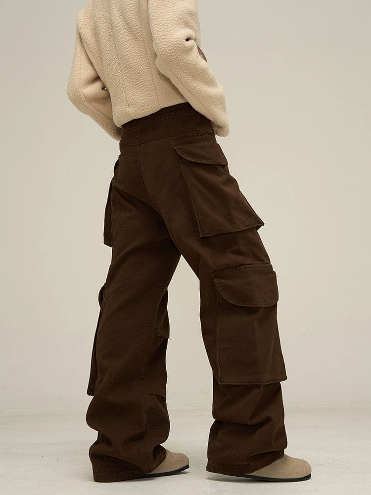 RT No. 10846 MULTI-POCKET WIDE PANTS