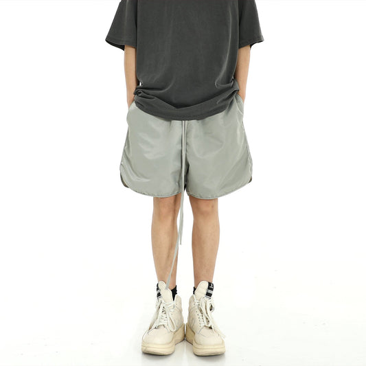 RT No. 9556 GRAY DRAWSTRING SHORTS