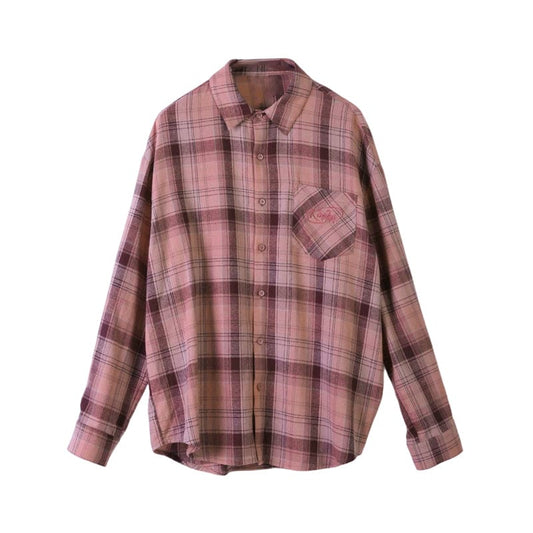 RTK (W) No. 3246 PINK PLAID SHIRT