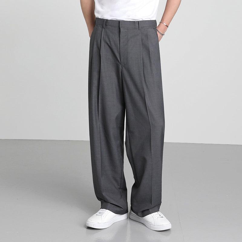 RT No. 4470 WIDE STRAIGHT DRAPE PANTS