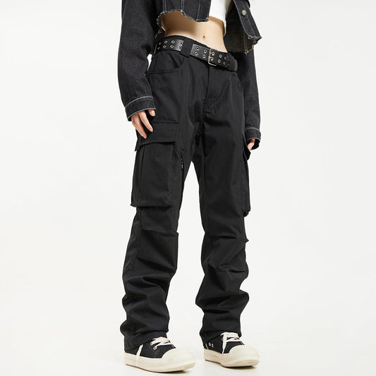 RTK (W) No. 1353 MULTI-POCKET ZIPPER CASUAL PANTS