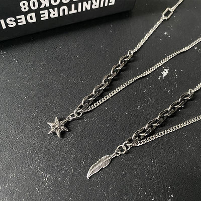 PENDANT TWO STYLE CHAIN NECKLACE