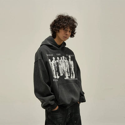 RT No. 10039 PUNK SHADOW PULLOVER HOODIE