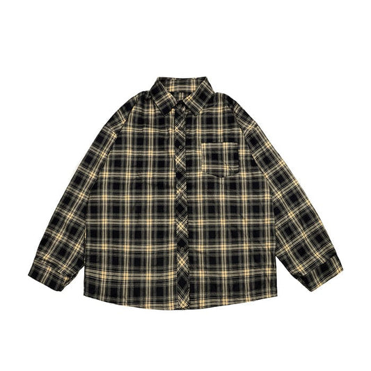 RTK (W) No. 3163 PLAID COLLAR SHIRT