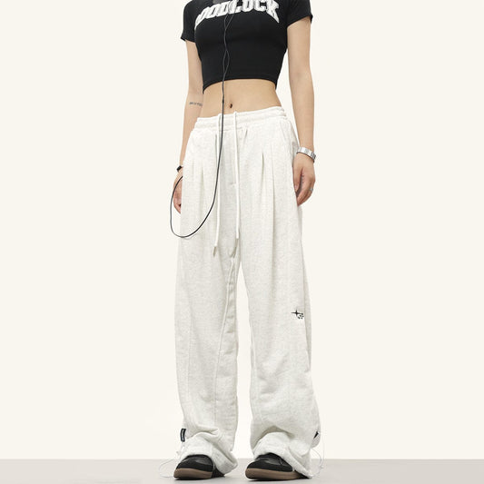 RTK (W) No. 3407 RECONSTRUCTED WIDE STRAIGHT SWEATPANTS