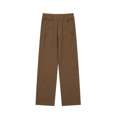 RTK (W) No. 2057 DRAWSTRING WIDE STRAIGHT PANTS