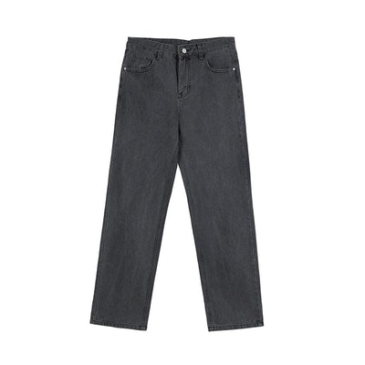 RT No. 4407 STRAIGHT WIDE GRAY JEANS