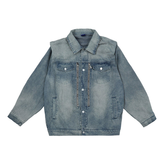 RTK (W) No. 3164 BLUE DENIM SHOULDER PAD JK