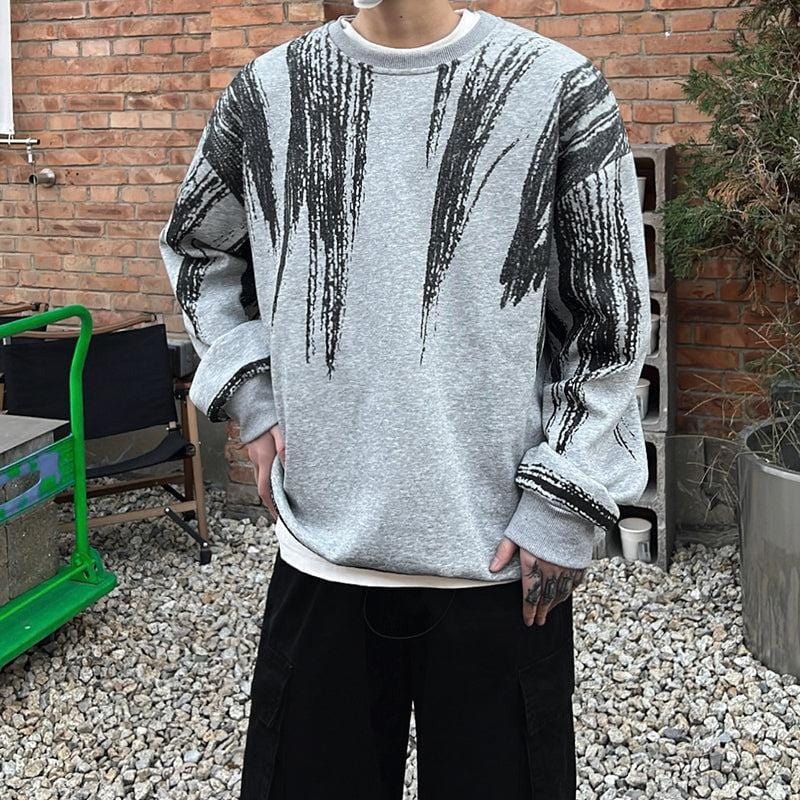 RT No. 7021 GRAY DYE PULLOVER SWEATER