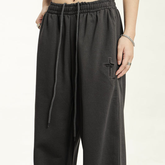 RTK (W) No. 1811 DRAWSTRING CROSS SWEATPANTS